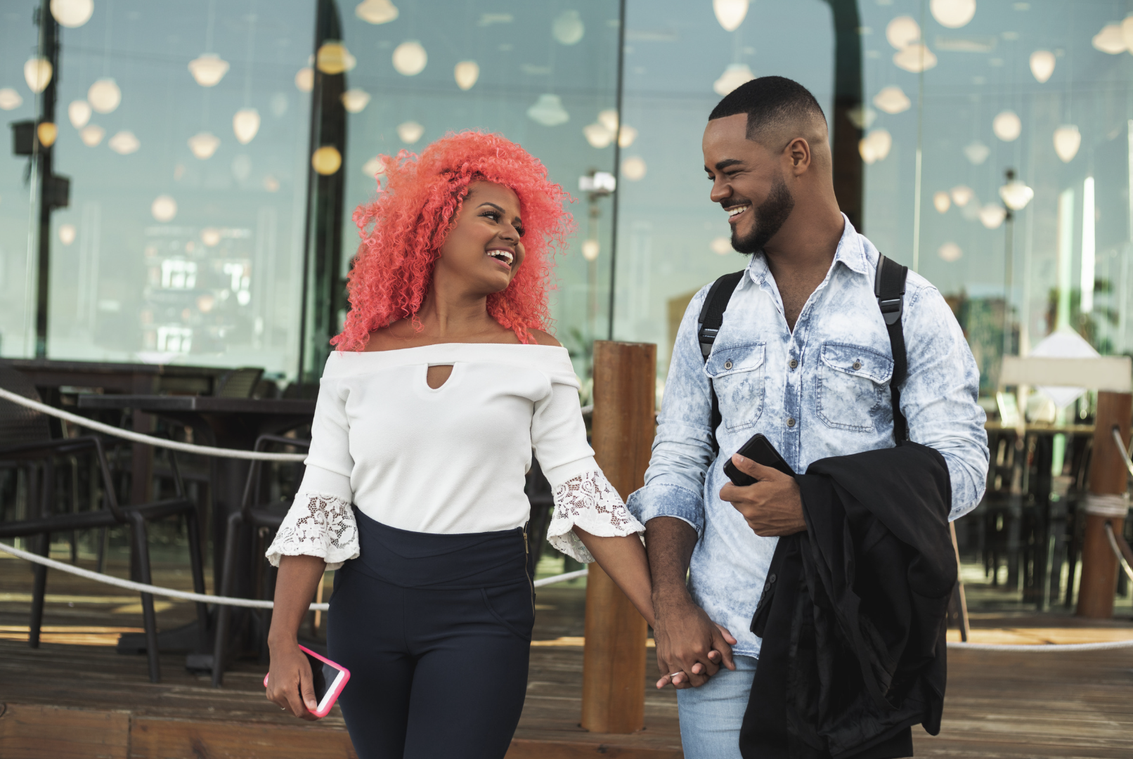 Happy couple eloping in Melbourne