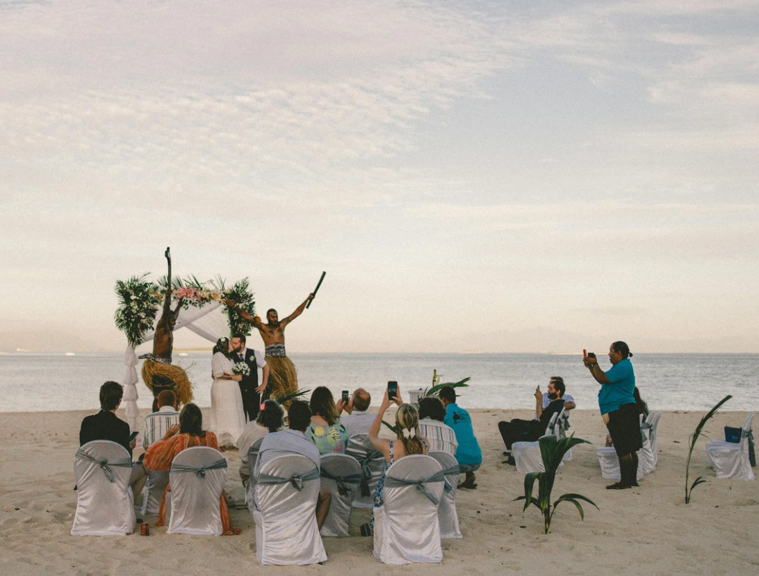 Wedding celebration overseas